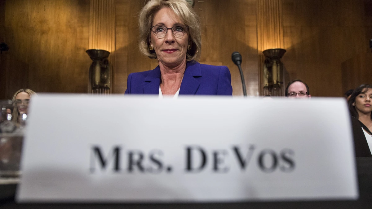 Democrats Pull An All-Nighter To Oppose DeVos Confirmation | [site:name]