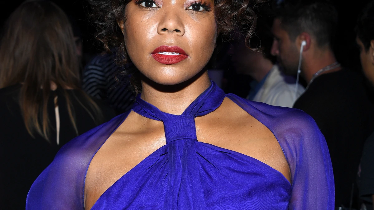 gabrielle union purple dress Gabrielle Union at the Maxim Style Awards presented by Casio at the Avalon in Hollywood. Los Angeles, Caif. 9/18/07 Stock Photo