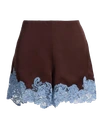 A.L.C. Pipa Satin and Lace Shorts