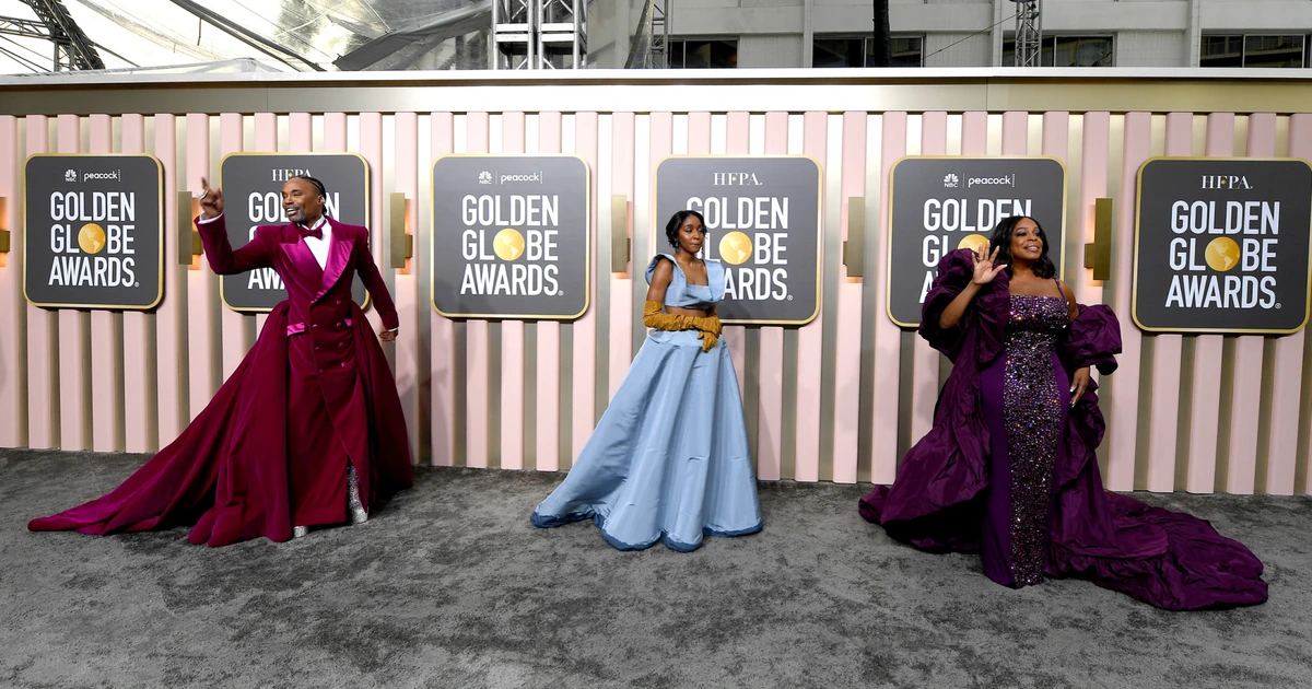 golden globes 2022 dresses All Of Our Favorite Looks From The 2023 Red Carpet jeweled bridal belt