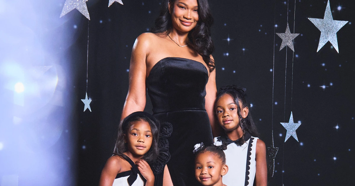 Chanel Iman and Daughters Star in Janie and Jack Holiday Campaign