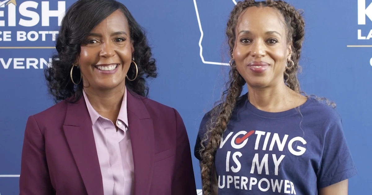 ‘Hope Looks Like Faith In Action’: Keisha Lance Bottoms And Kerry Washington Make The Case To Voters In Atlanta