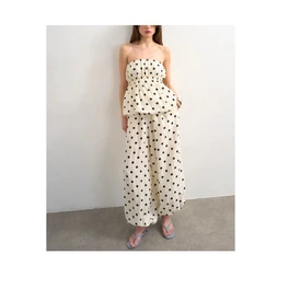 polka dot balloon pants