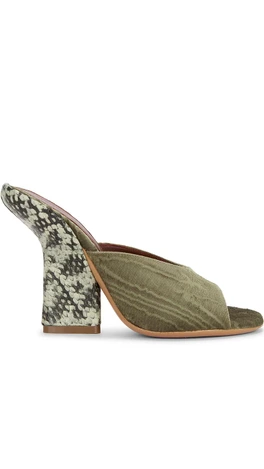 Rounded Toe Slide Mule