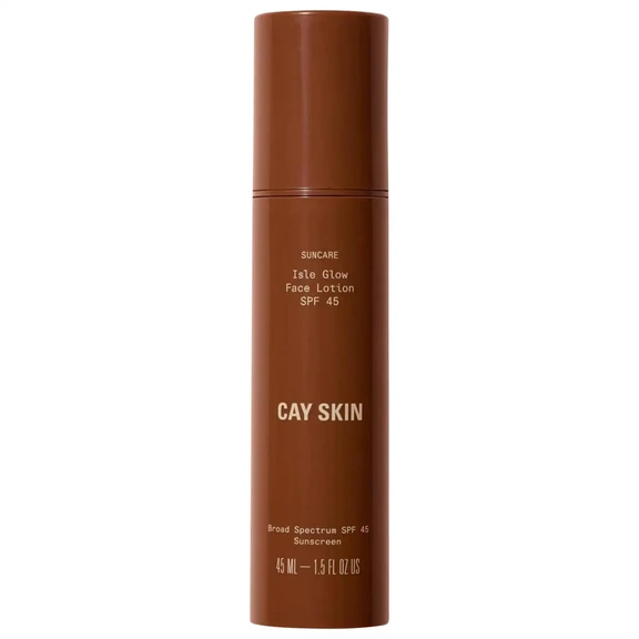 CAY SKIN Isle Glow Face Sunscreen Moisturizer SPF 45