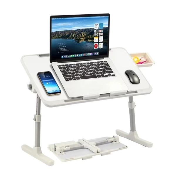 PHANCIR Height & Angle Adjustable Lap Desk, Laptop Stand Bed Tray