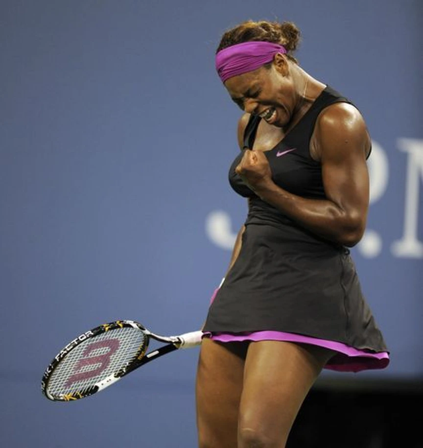 serena williams purple tennis dress Tennis Match Serena Williams Latest Outfit Tennis Player Serena Williams Purple Dress 8x10 Photo SERENA