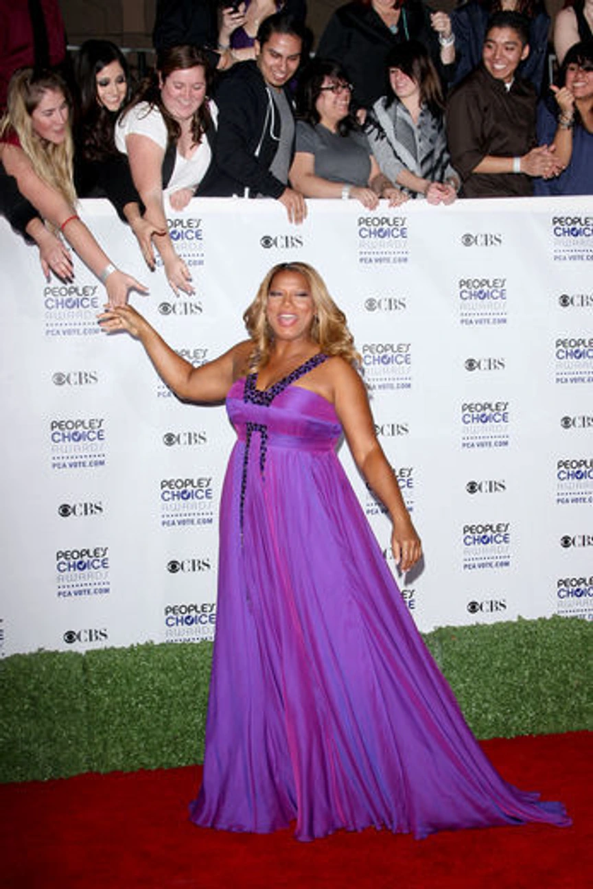 queen latifah purple dress Style File: Queen Latifah