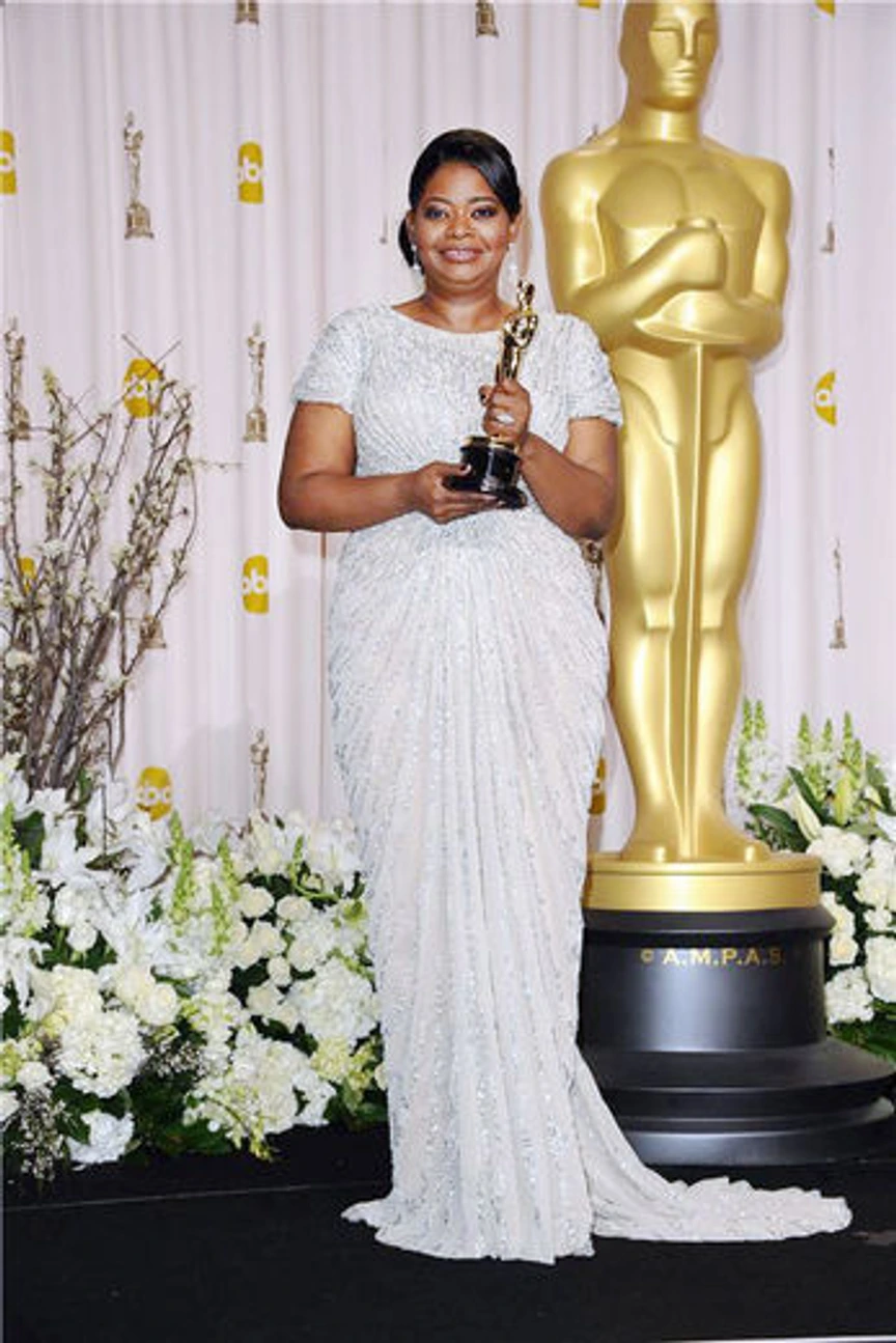 octavia spencer dress designer Octavia Spencer and Tadashi Shoji, Red Carpet BFFs Manolo for the Big Girl