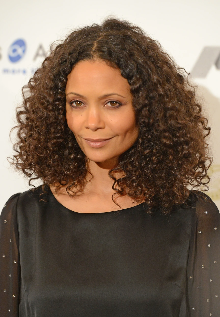 Thandie Newton Curly Hair Red Carpet Thandie Newton In Alaïa BAFTA Los Angeles Tea Party Red Carpet main image 4