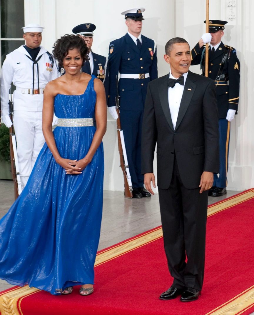 michelle state dinner dress Michelle Obama's State-Dinner Dresses