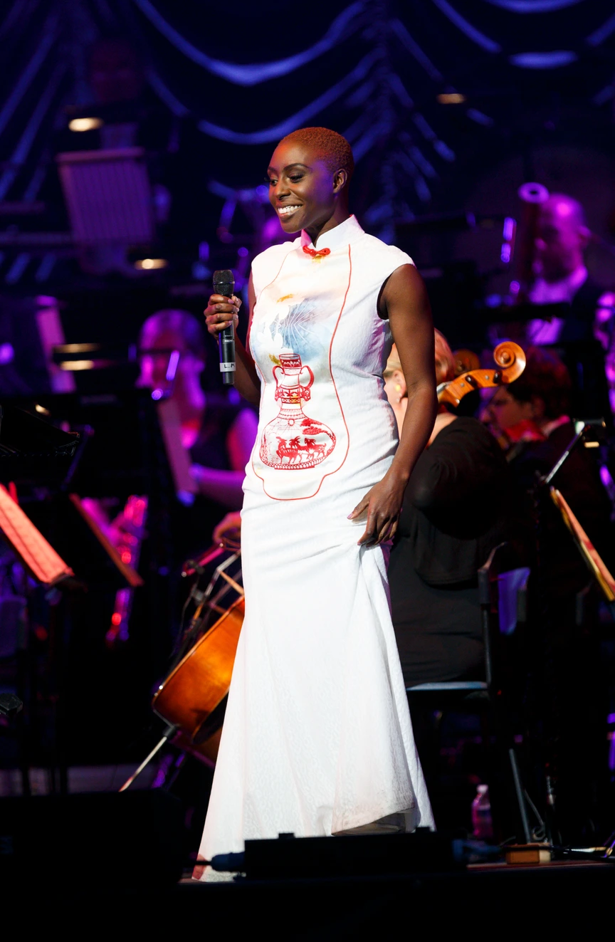 laura mvula leather dress Laura Mvula