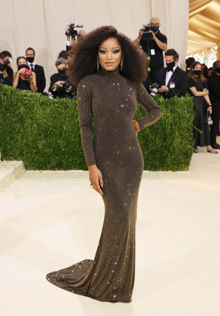 keke palmer dress Palmer's Best Outfits: All Of Her Most Memorable Fashion Moments Short Pants Size:42 L rose detail dress Two Piece Chiffon Corset