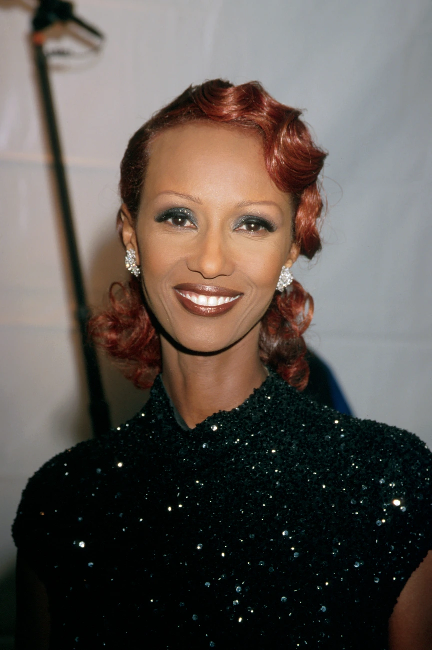 Iman at Dior Store Opening