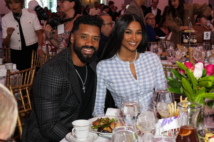 Russell Wilson and Ciara