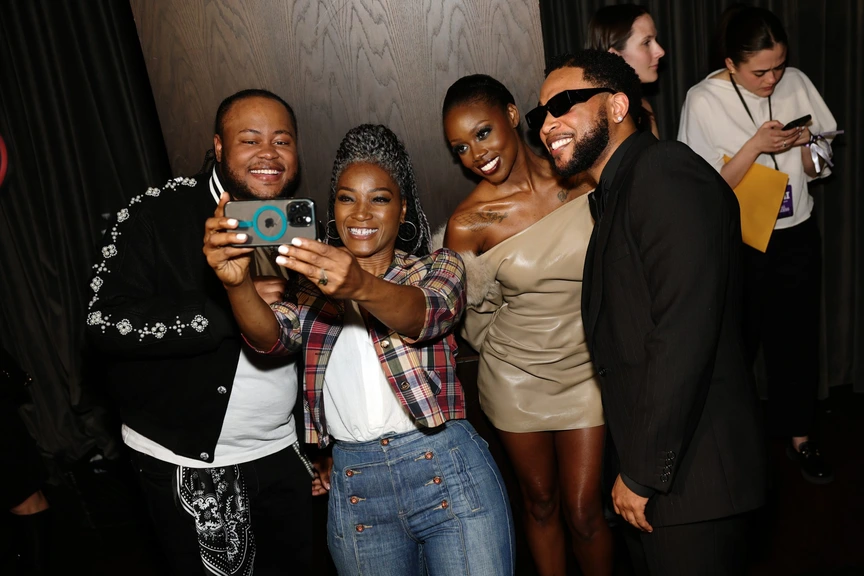 Shamon Brown Jr., Yolonda Ross, Birgundi Baker, and Jacob Latimore