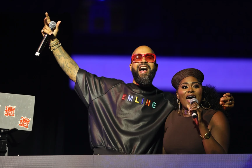 Kenny Burns and Danielle Brooks