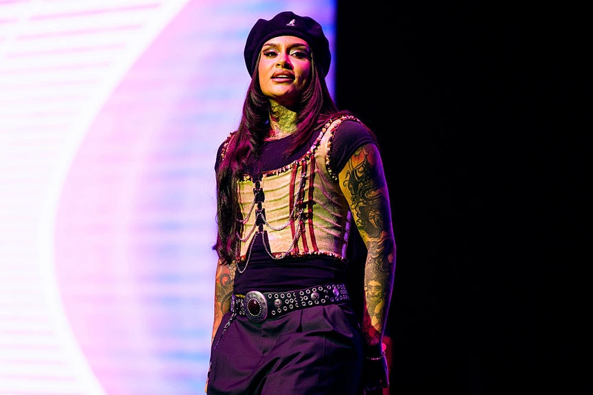 Kehlani performs onstage.