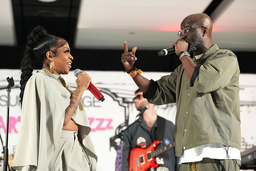Lil' Mo and Bryan-Michael Cox
