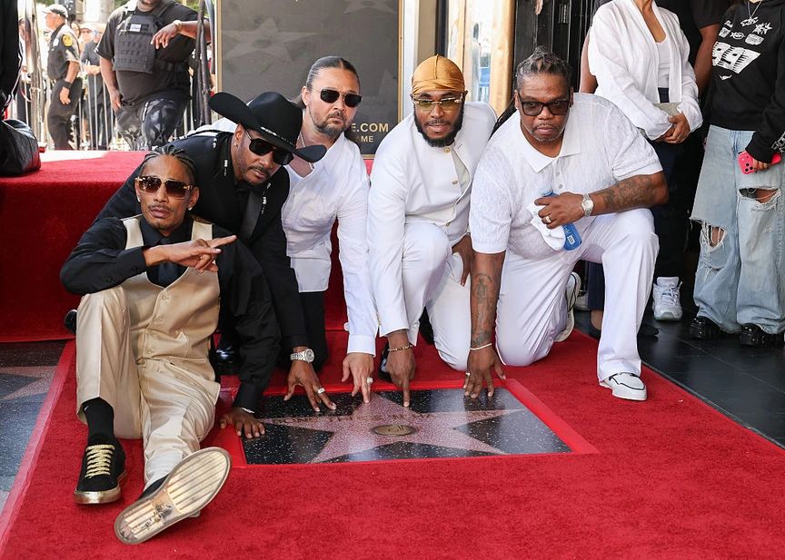Bone Thugs-N-Harmony Honored With Star On Hollywood Walk Of Fame.