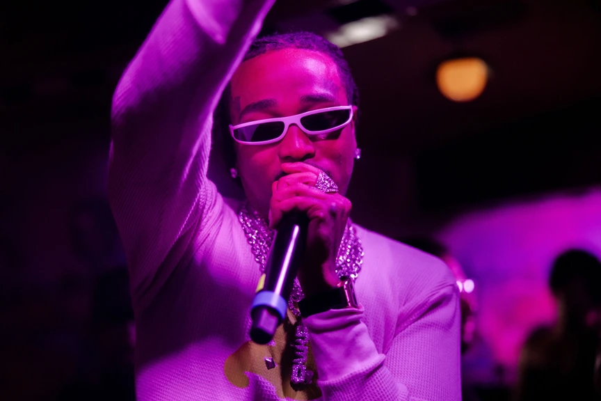 Quavo Performing at the After-Set