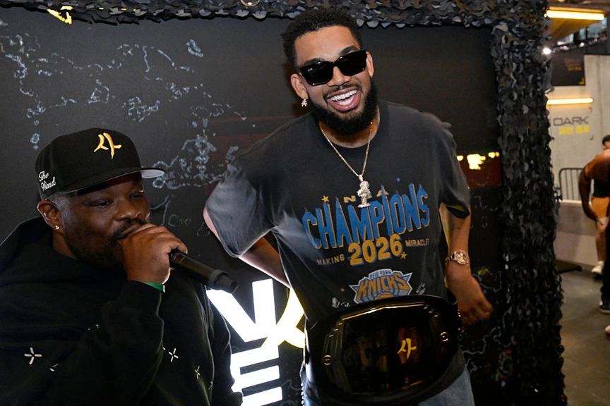 Mark Grigsby and Karl-Anthony Towns