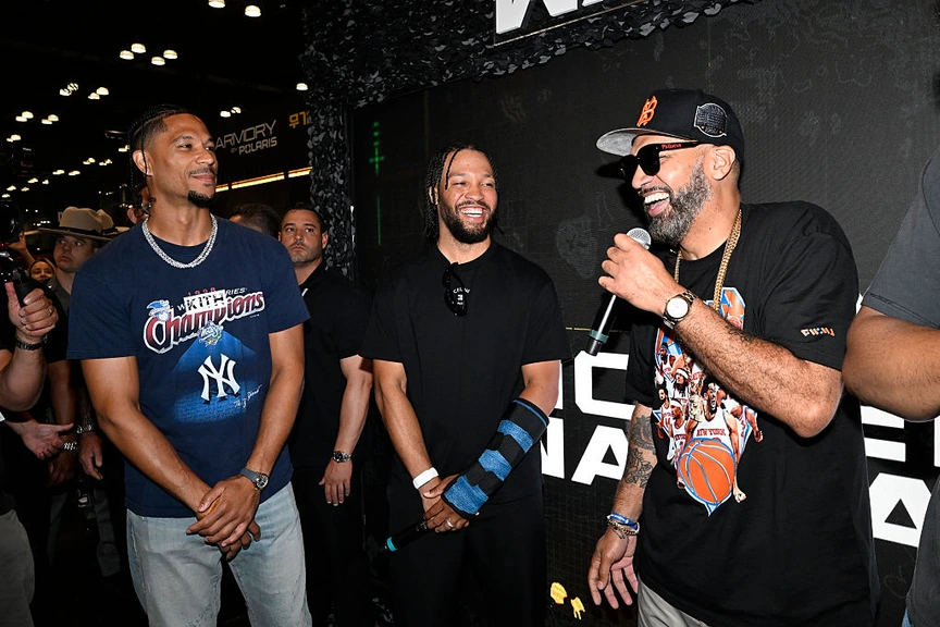Josh Hart, Jalen Brunson, and The Kid Mero