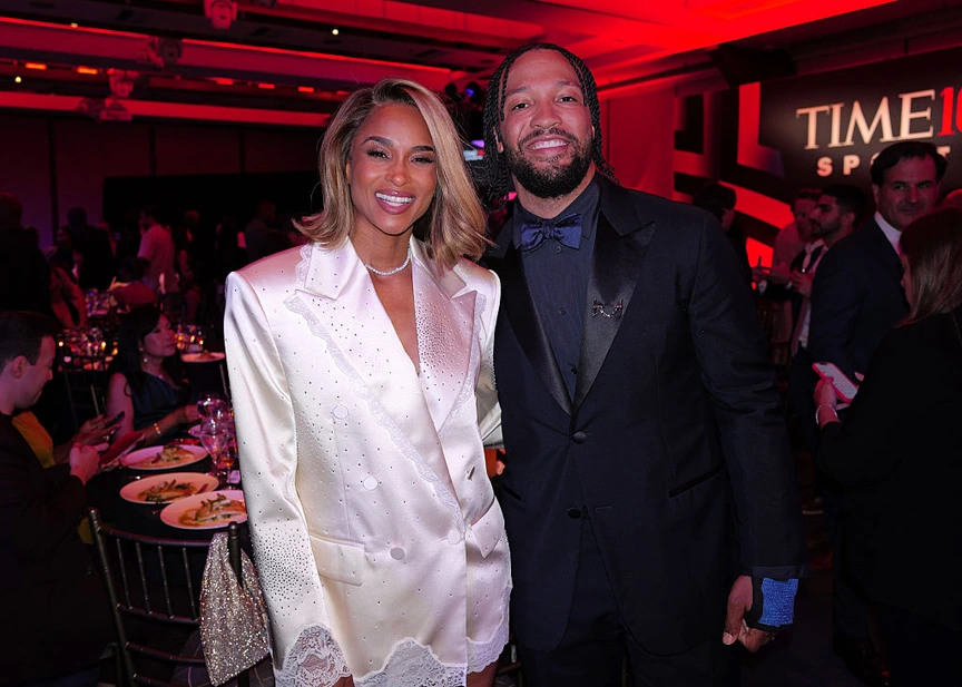 Ciara and Jalen Brunson