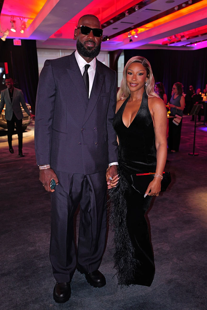 LeBron James and Savannah James