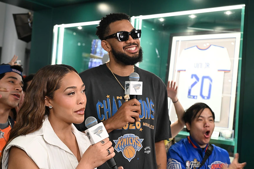 Karl-Anthony Towns attends the Fanatics Fest NYC 2026