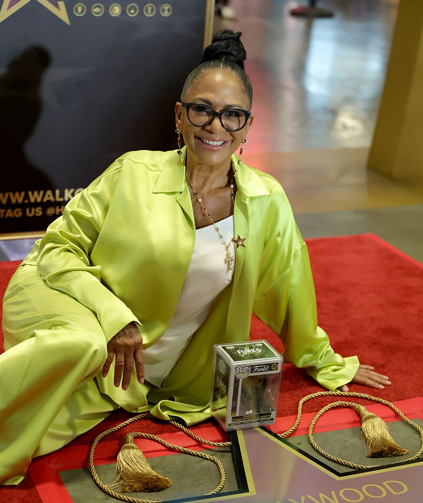 Sheila E. at the Hollywood Walk of Fame.