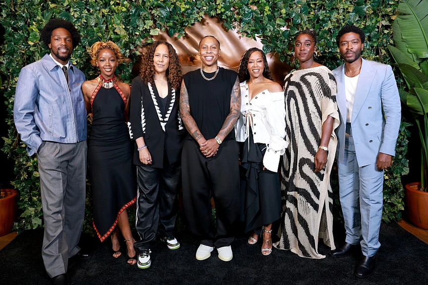 Tosin Cole, Thuso Mbedu, Gina Prince-Bythewood, Lena Waithe, Regina King, Lashana Lynch and Zackary Momoh