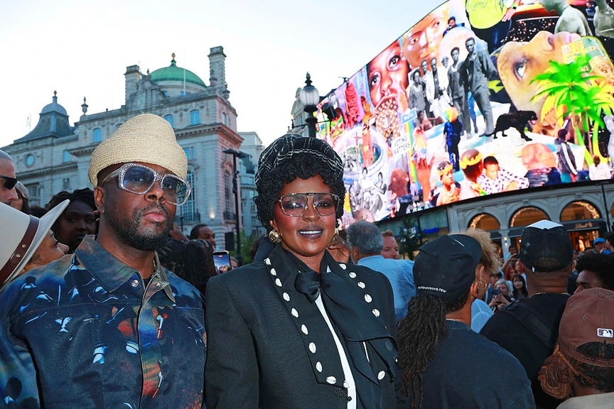 Wyclef Jean and Lauryn Hill