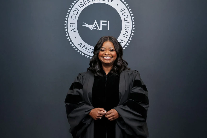 Octavia Spencer  attends the 2026 AFI Commencement at TCL Chinese Theatre.