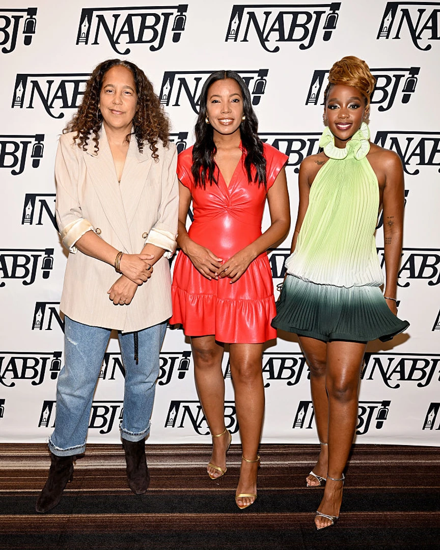 Gina Prince-Bythewood, Jasmine Simpkins, and Thuso Mbedu speak at the "Children of Blood and Bone" Exclusive Clips and Conversation at The NABJ Convention.