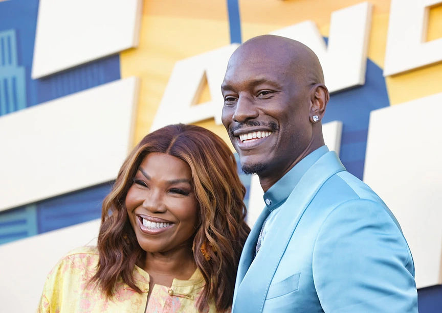 Mona Scott-Young and Tyrese Gibson attend the 25th Anniversary screening of "The Fast and the Furious"