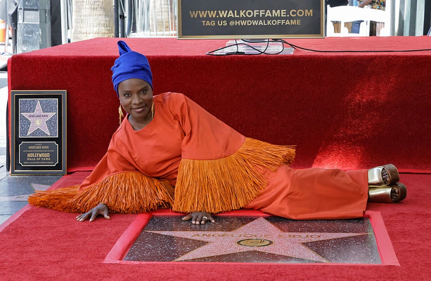 Angelique Kidjo receives her star on The Hollywood Walk Of Fame.