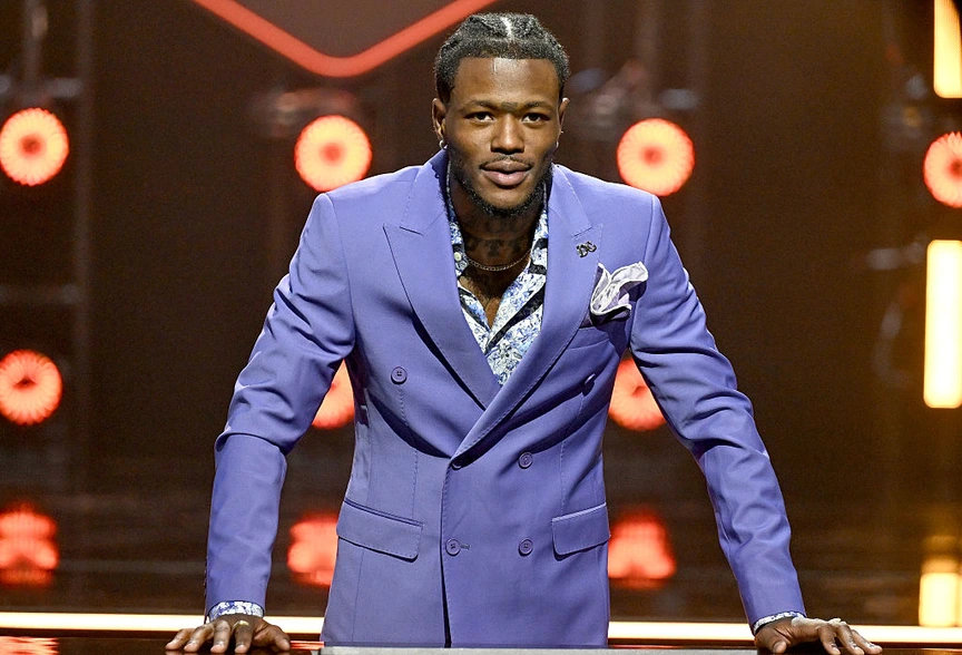 D.C. Young Fly speaks stage during the "The Spell Off LIVE!"