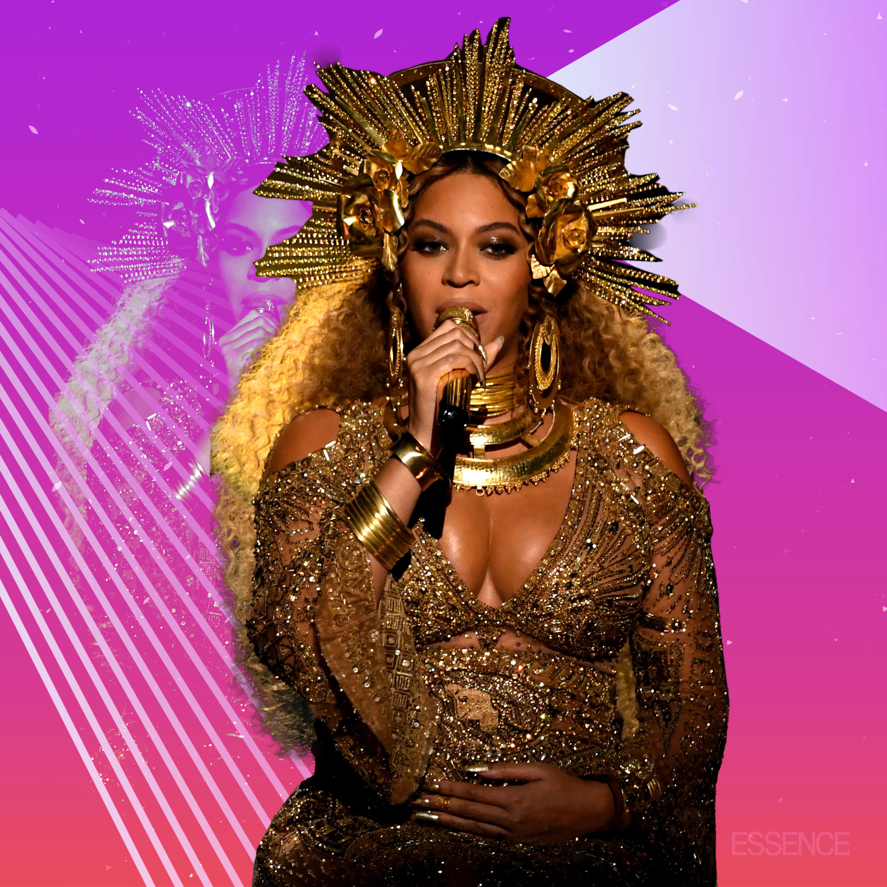 beyonce gold dress grammys 2017 Beyonce Dress Grammys 2017 Pregnancy Look Red Carpet
