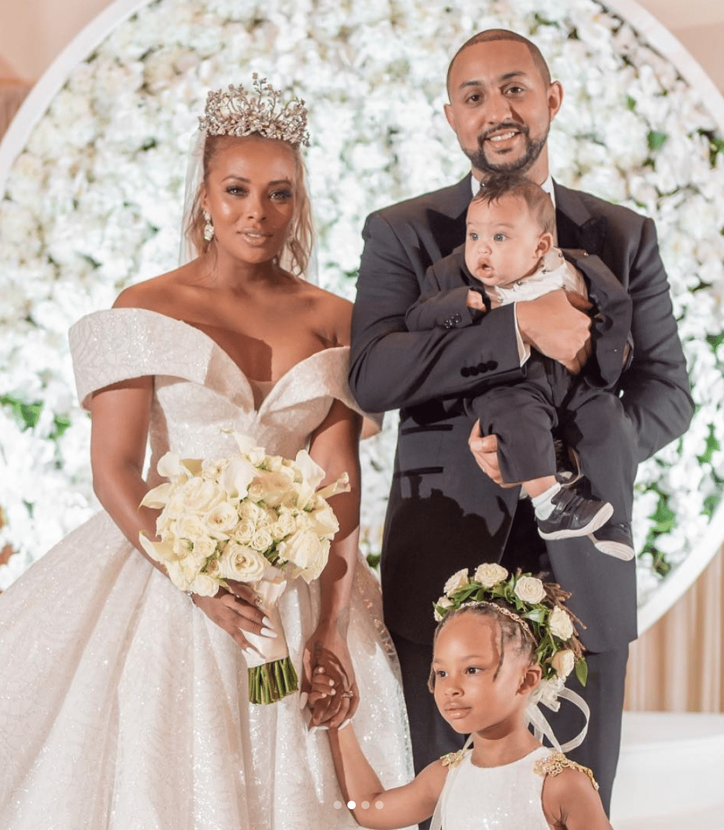 eva marcille bridesmaid dresses Inside Eva Marcille's $350,000 Fairy-Tale Wedding