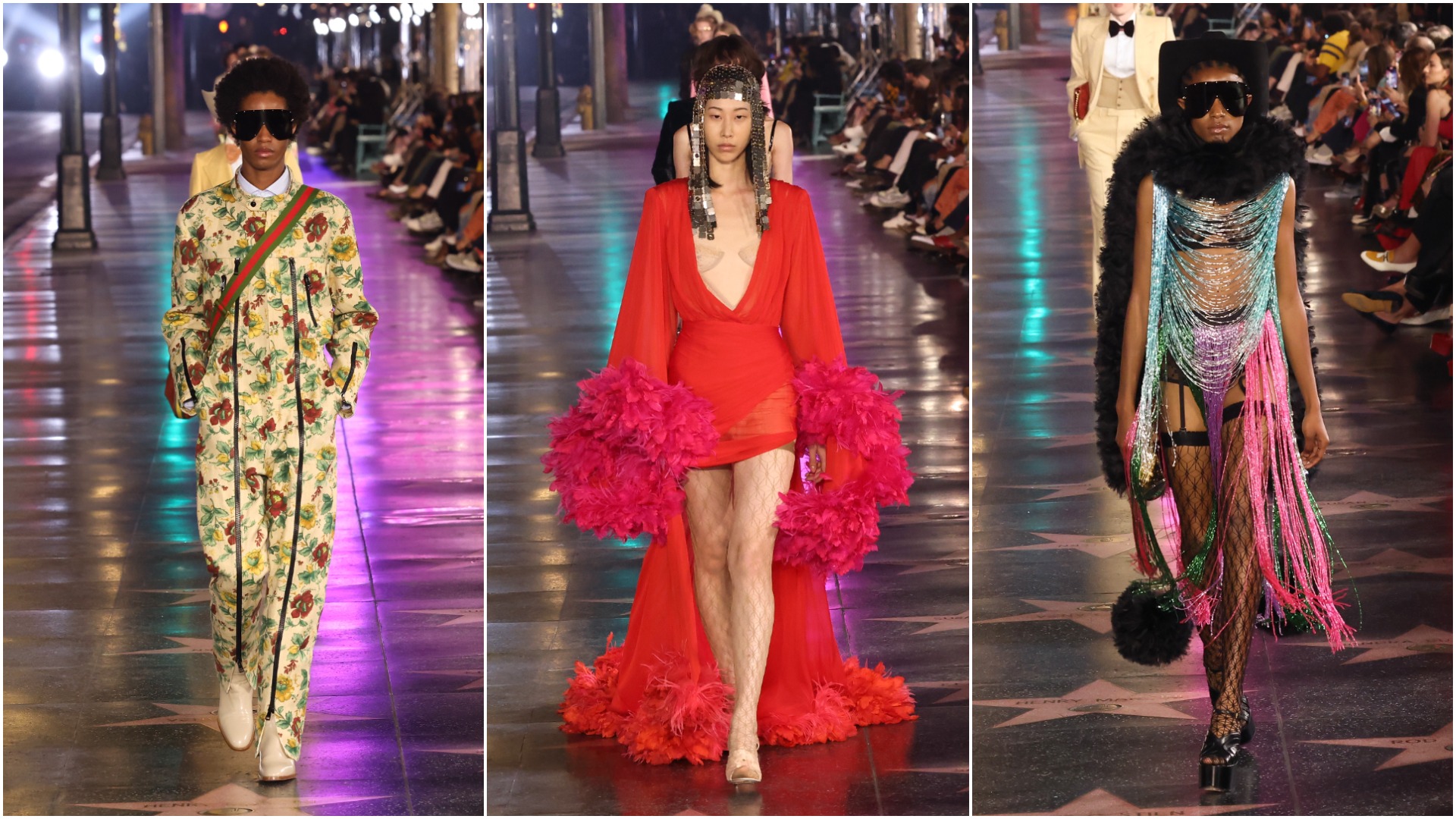 ☆GUCCI☆ レオパード柄 カーディガン SPIRITISMO✨️美品✨️ Gucci Shut Down Hollywood Boulevard For Its Opulent Ode To