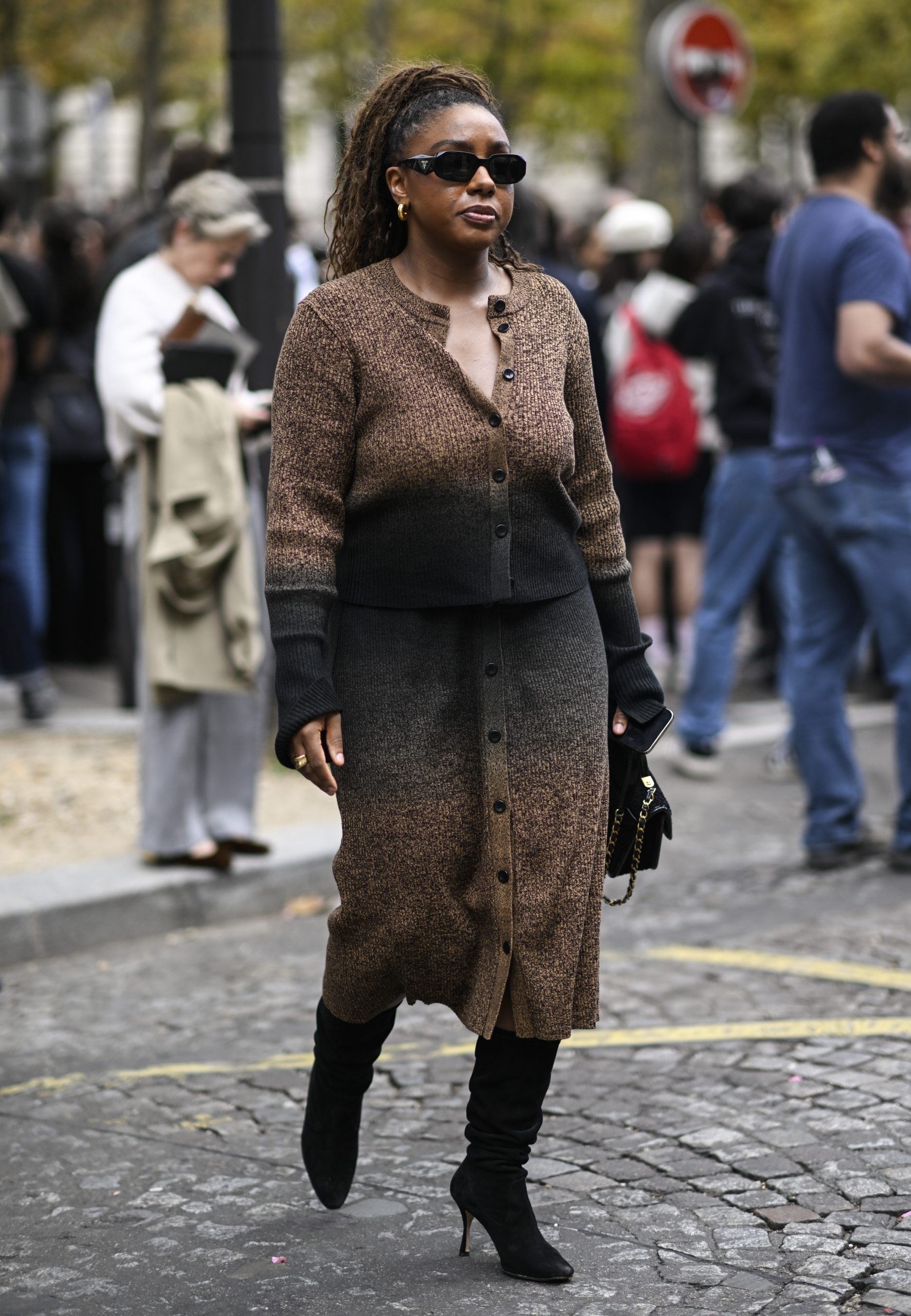 how to dress up a knit dress How To Style Sweater Dresses