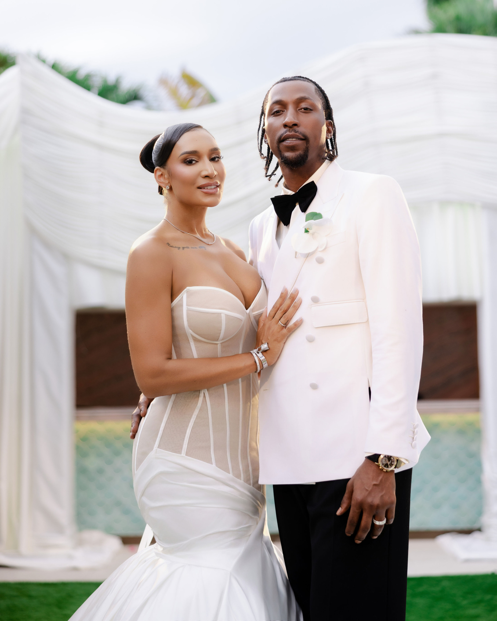 Bridal Bliss: NBA Champ Kentavious Caldwell-Pope And Wife McKenzie Celebrate 10-Year Anniversary With Star-Studded Vow Renewal in Palm Beach
