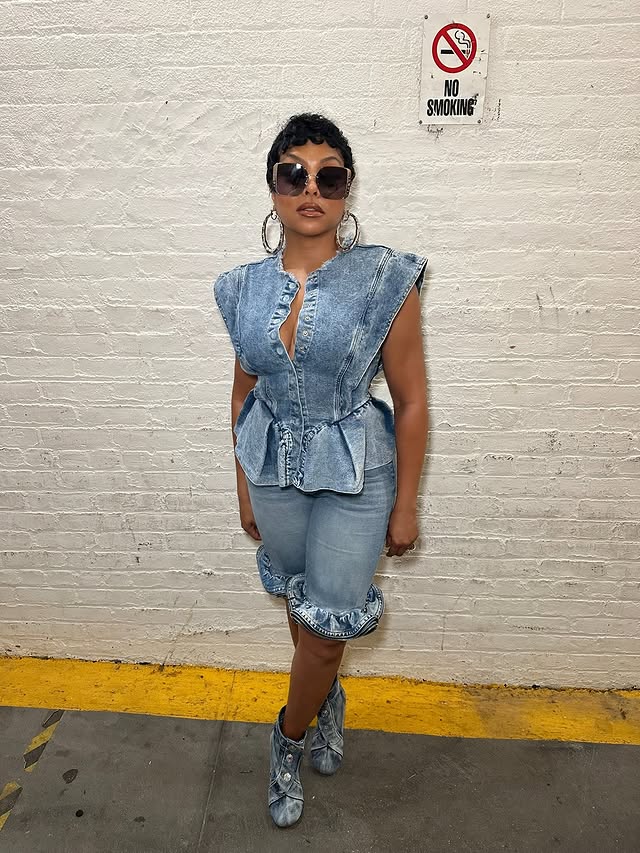 Get Taraji’s P. Henson’s All-Denim Look For Less