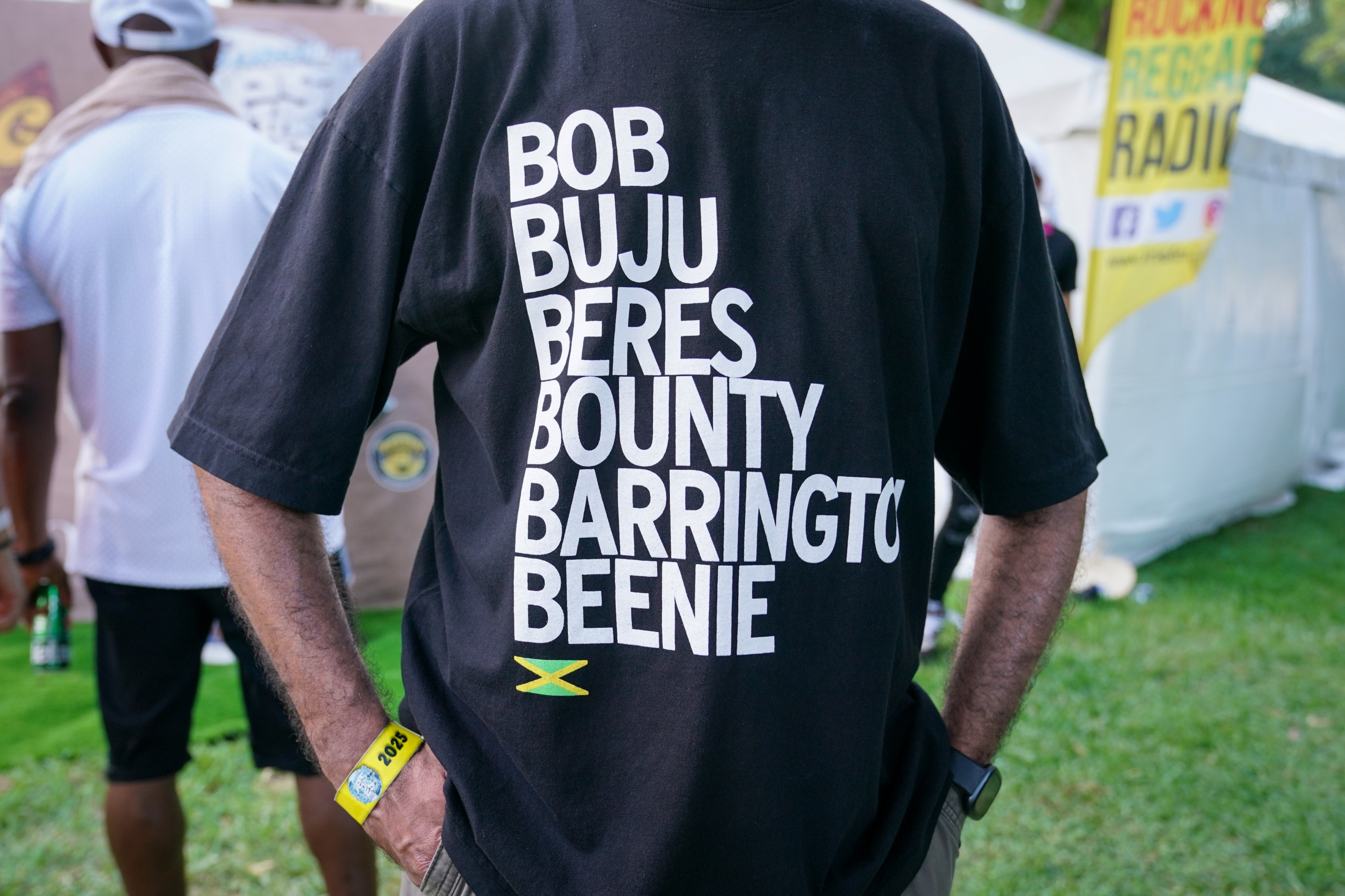 Jamaican pride on full display! (Photo by Julia Beverly/Getty Images)