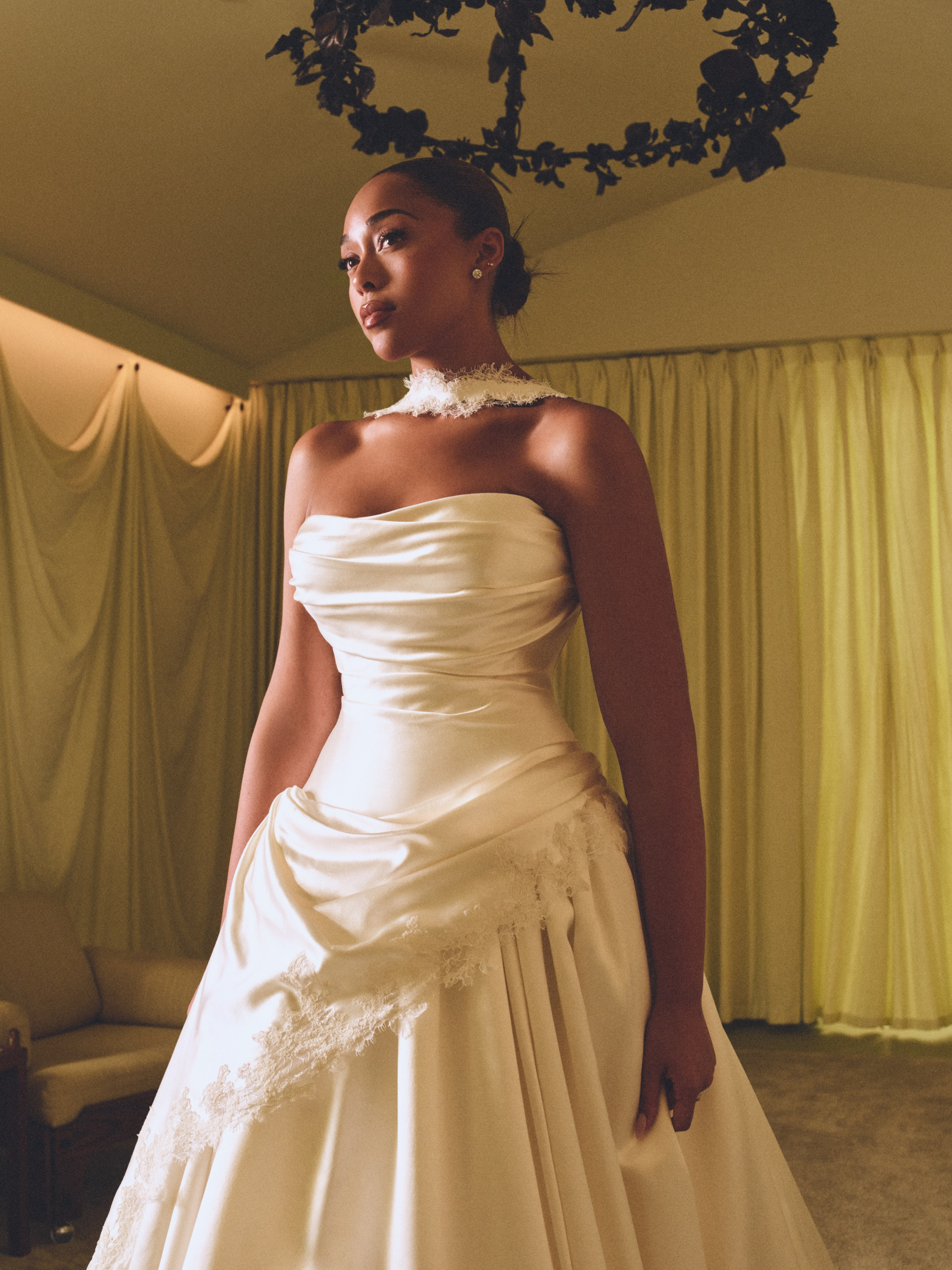 Jordyn Woods Wore Custom Danielle Frankel For Her Malibu Wedding