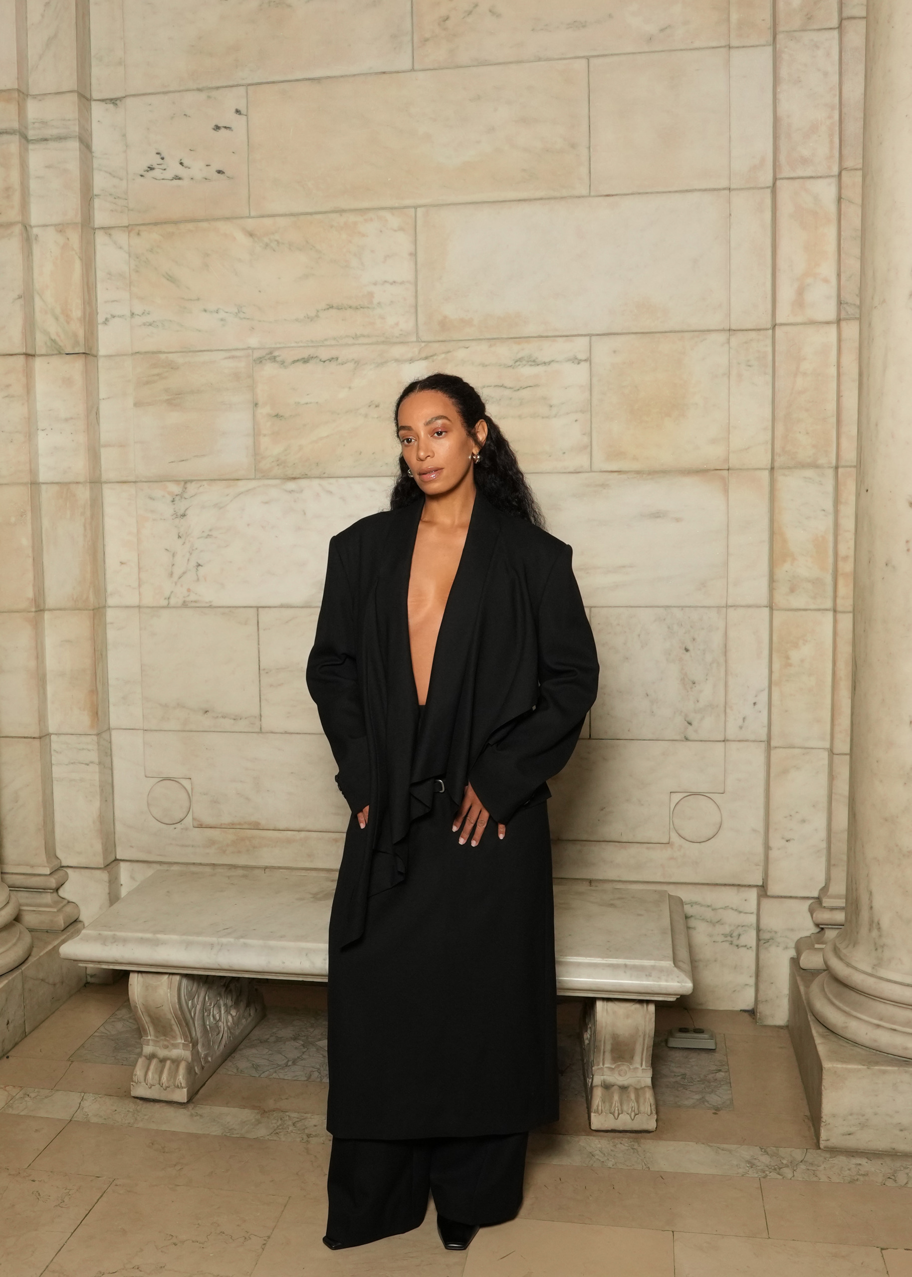 Solange Makes A Surprise Appearance At Calvin Klein’s SS27 Show