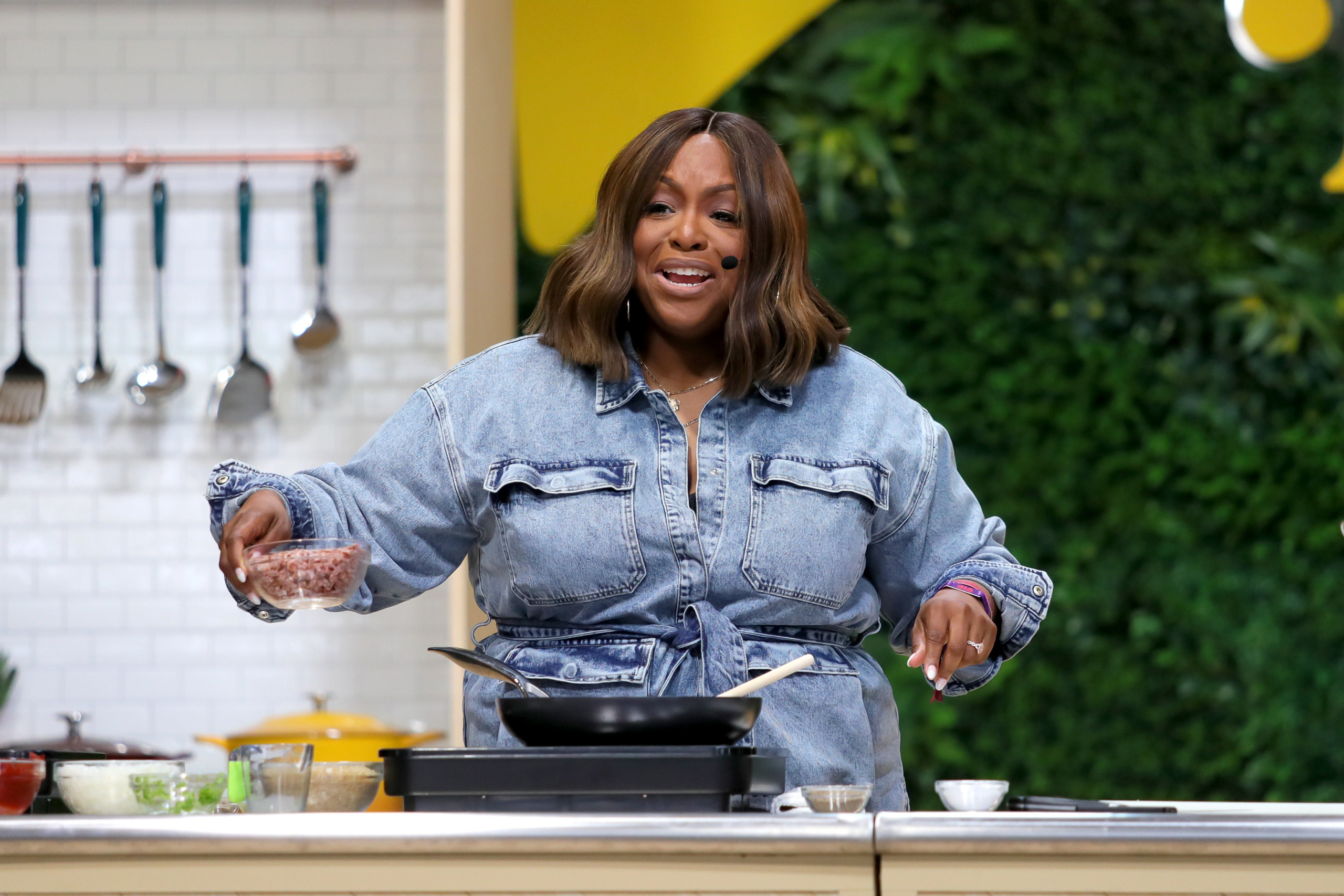 Chef, New York Times bestselling author and tv personality Kardea Brown is proud of her Gullah Geechee roots. (Photo by Bob Levey/Getty Images for Honeyland Festival)