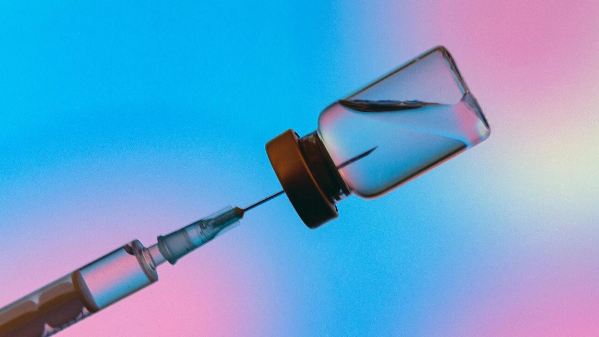 Vaccination or drug concept image