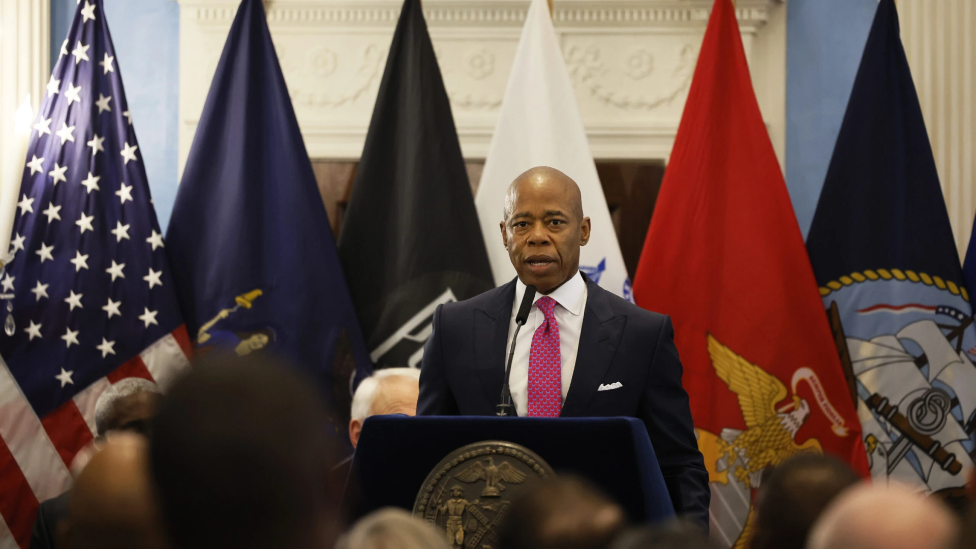 New York City Mayor Adams Hosts Breakfast Celebrating Veterans Day